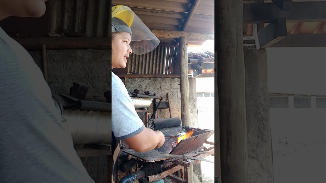 revenimento na forja a carvão