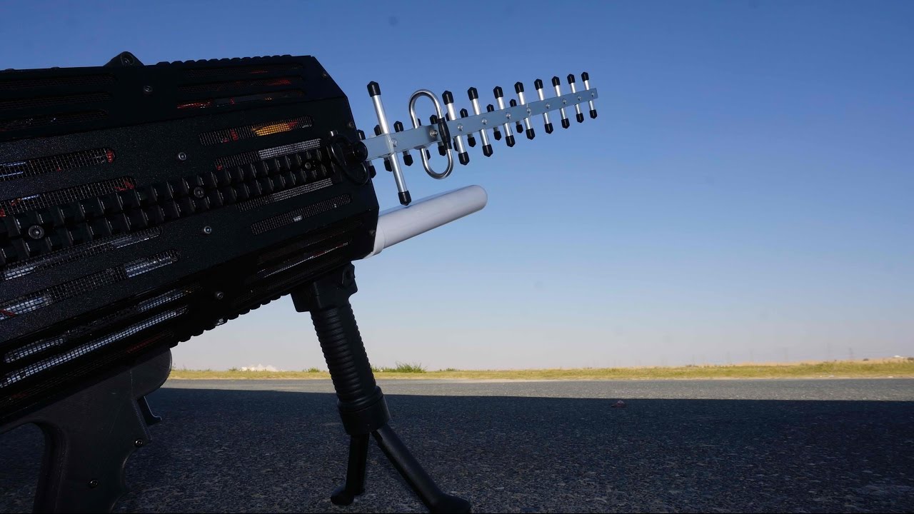 Anti Drone Rifle With Signal Jamming Technology YouTube