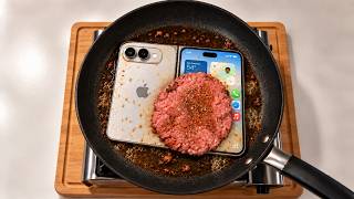 I Made a Burger Using Only an iPhone