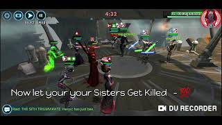 Nightsisters take on GG with IG-88 ( Healing Immunity 😯  ) || In GAC