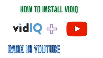 How to install vidIQ In 2021 | vidiq chrome extension