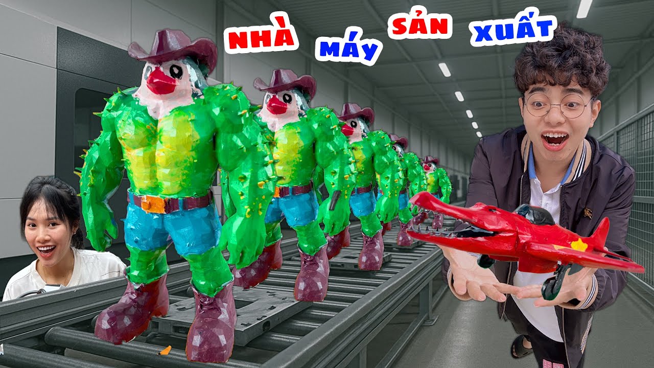 Thắng Tê Tê Dạy Hằng Nga Cách Dùng Dây Chuyền Máy In Sản Xuất Nhân Vật Kết Hợp BraniRot