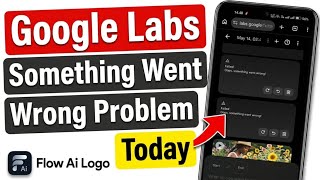 Celebrity Flow is Oops something went wrong! Problem Today || Flow AI Photo/Video Generate problem Today Profile