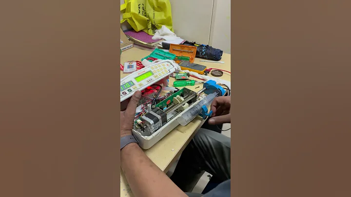 Syringe pump service | icu machine repair #biomedical #learning #education #machine #clinic #shorts