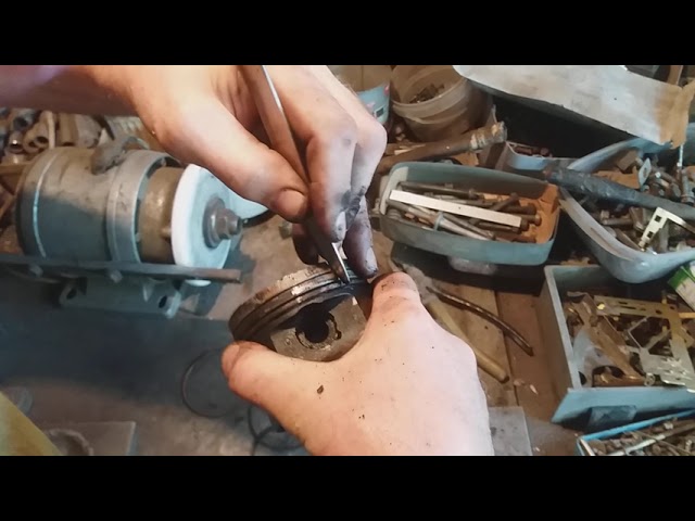 очистка поршня от нагара