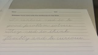 BDS prepping new cursive writing assessment amid new state requirements