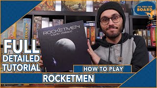 ROCKETMEN | FULL Tutorial & Overview | A Martin Wallace, Deck-Building, SPACE RACE! screenshot 3