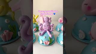 Doces Decorados Fundo Do Mar