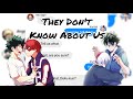[My Hero Academia] They Don&#39;t Know About Us | Lyric Video (TodoDeku)