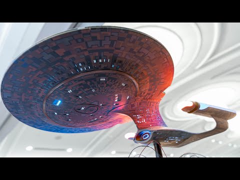 Видео: Massive USS Enterprise 1701-D Model Build With Custom Lighting!