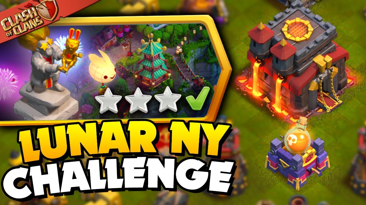 Easily 3 Star the Lunar New Year Challenge (Clash of Clans) YouTube