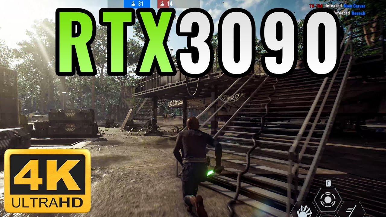 RTX 3090 Star Wars: Battlefront II 4K Gameplay