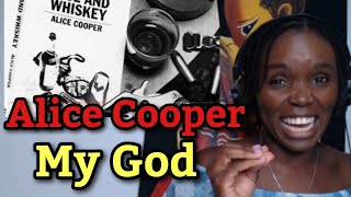 African Girl Reacts To Alice Cooper - My God