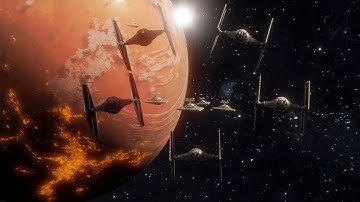 Star Wars Tie Fighter Animation made in Blender