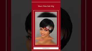 Short Pixie Bob Wig