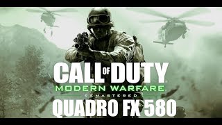 "Call Of Duty 4 Modern Warfare" In Nvidia Quadro FX 58 "FPS TEST"