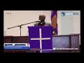 Rev Hlokomfana at CCMyT Methodist church
