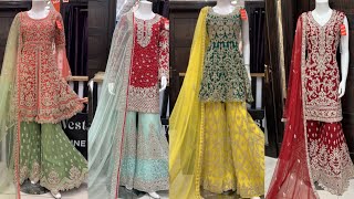 Latest Designer Sharara Suits|Types Of Gorgeous Sharara Suits|Premium Quality Lehenga Collection2023 screenshot 2