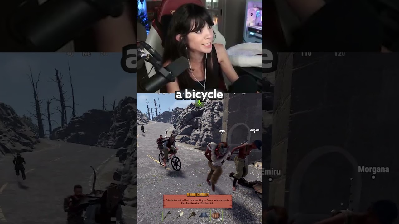 BICYCLE GUY CRASHES INTO MARY 😱