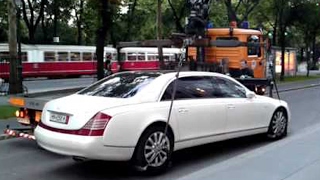 Maybach VS Эвакуатор!!!