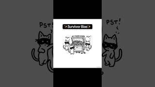 Survivor Bias explained by kitties #survivorbias #statistics #data #fyp