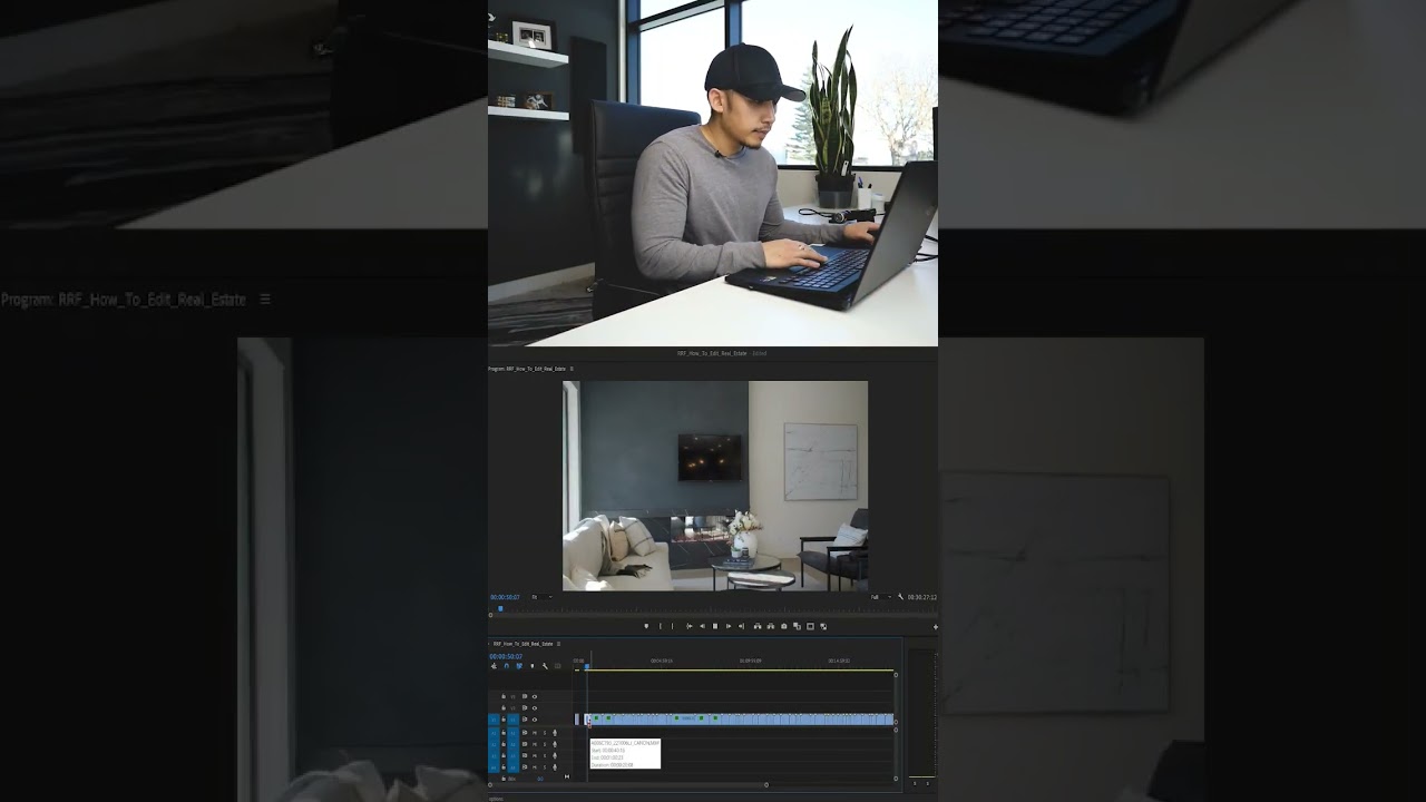 How to Edit Real Estate Videos #staytuned #realestate #behindthescenes #shorts