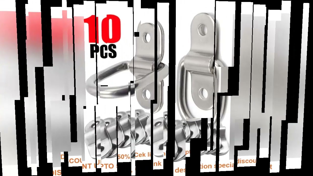 10/1Pcs D Rings Tie Down Anchors Ring Pull Hook Stainless Steel Lashing Ring Load Fit for Car Boat C