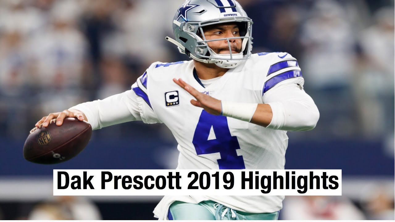 Dak Prescott 2019 Highlights/best throws and runs of the season YouTube