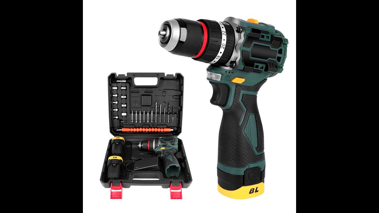 Cordless Drill Power Tool Set