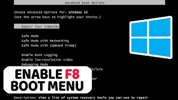 How to Enable F8 Safe Mode Boot in Windows 10