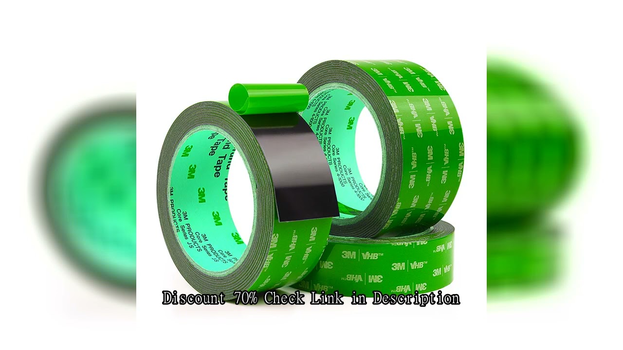 3M VHB 5952 Heavy Duty Double Sided Self-Adhesive Acrylic Tape Sheets 1mm Thick Foam with Dot Glue A