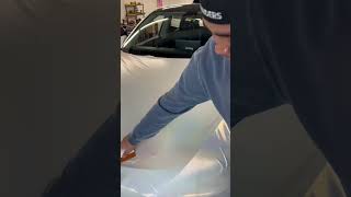 How to wrap a hood by yourself!!