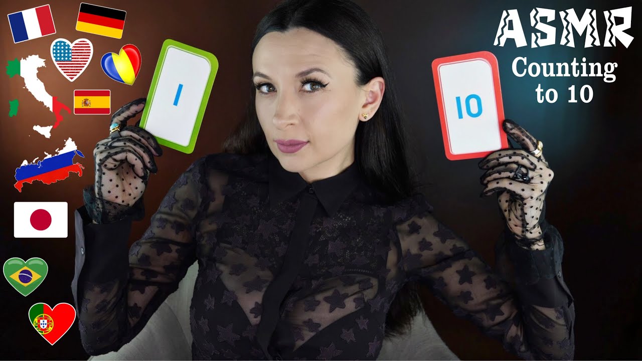 Counting to 10 in 9 languages *ASMR