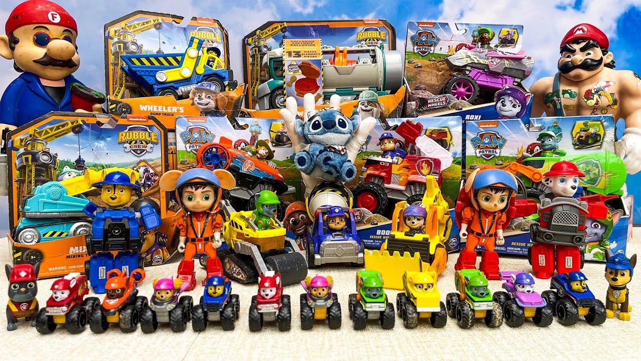 Спасательные колёса для машинок-грузовиков Щенячьего патруля | Набор машинок Щенячьего патруля | ...