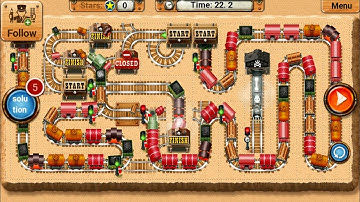 Train Track Builder Puzzle Game | Rail Maze 2 | Android Gameplay #500