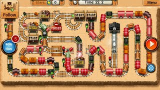 Train Track Builder Puzzle Game Rail Maze 2 Android Gameplay