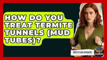 How Do You Treat Termite Tunnels (Mud Tubes)? - Insects and Invaders