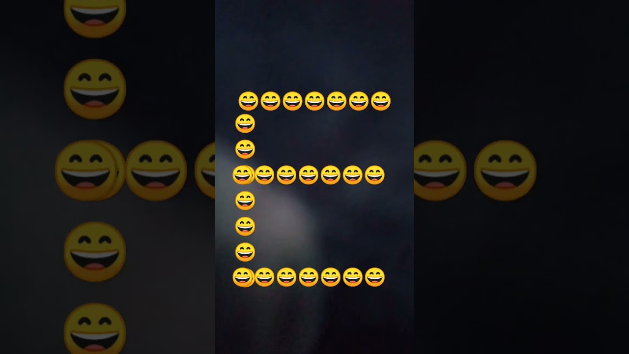 make a e with your first emoji