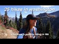 25 hikes in washington + beginner's guide to hiking in washington!