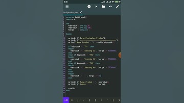 Tutorial Pemrograman PASCAL IF Jamak