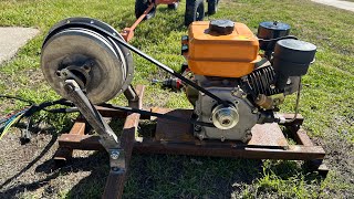 Amazon Diesel engine generator pt 3 Makes power