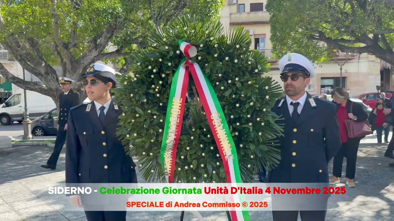 SIDERNO - Celebrazione Giornata Unità D'Italia 4 Novembre 2025 (by AC)