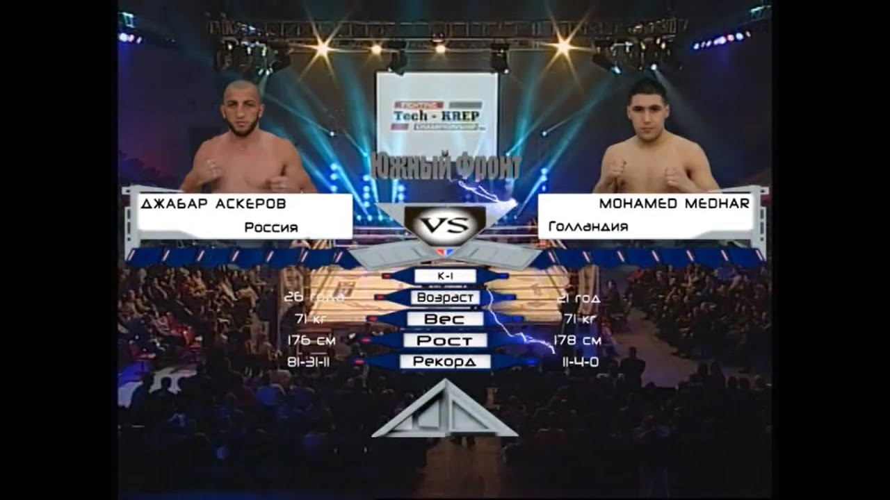 Джабар Аскеров vs. Мохамед Медхар | Dzhabar Askerov vs. Mohamed Medhar | Tech-Krep FC