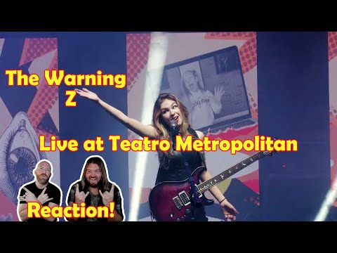 Musicians React To Hearing The Warning - Z Live At Teatro Metropolitan Cdmx 08292022.