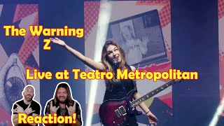 Musicians react to hearing The Warning - Z Live at Teatro Metropolitan CDMX 08/29/2022.