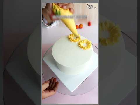 Sunflower Cake Decoration
