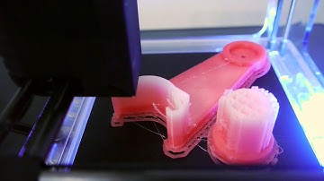 My first M3D print (external spool holder) using chalemeon filament