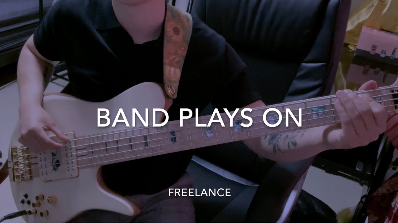 Freelance - Band plays on (Bass cover Fodera imperial elite5 holly top)