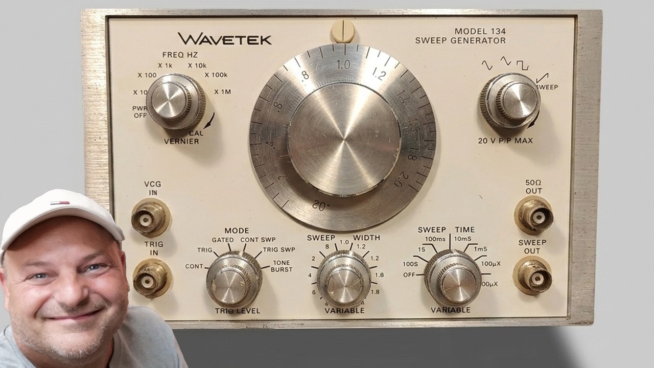 Wavetek 134 sweep generator 0.2Hz - 2MHz 1971 - YouTube