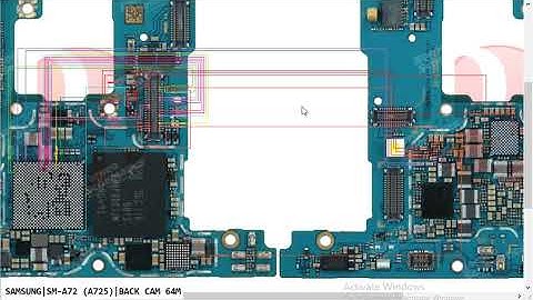 Samsung A72 SM A725 BACK CAMERA Notwarking Error Not Open Problem Hardware Solution